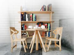 RUSTICA Rustik Tasarım Bahçe ve Balkon Sehpası, Kahve ve Oturma Odası İçin Yemek Masası, Oturma Odası İçin Dergilik