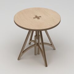 RUSTICA Rustik Tasarım Bahçe ve Balkon Sehpası, Kahve ve Oturma Odası İçin Yemek Masası, Oturma Odası İçin Dergilik