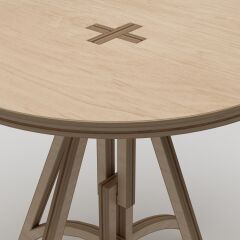 RUSTICA Rustik Tasarım Bahçe ve Balkon Sehpası, Kahve ve Oturma Odası İçin Yemek Masası, Oturma Odası İçin Dergilik