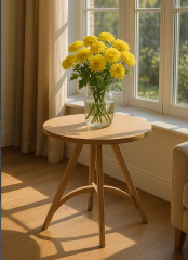 LOVER Premium Tasarım ve Vidasız Yemek Masası, Balkon veya Bahçe için Ahşap Masa, Bahçe için Kaliteli Ahşap Sehpa