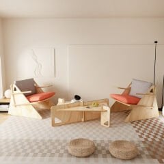 CRAFT BERJER VE ORTA SEHPA-DOĞAL AHŞAP