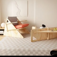 CRAFT BERJER VE ORTA SEHPA-DOĞAL AHŞAP