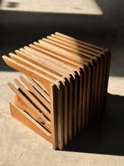 PRAKTURA SHORA AYAKKABILIK Doğal Ahşap Ayakkabılık Tabure Vestiyer İçin 4-6 Çift Ayakkabı 18 Mm Plywood Premium Dizayn