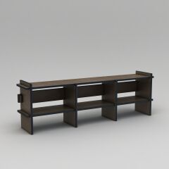 PRAKTURA-UMBRA Tv Ünitesi Salon, Oturma Odası, Sade, Modüler, Doğal, Ahşap, Kontrplak, Kayın, Huş