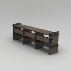 PRAKTURA-UMBRA Tv Ünitesi Salon, Oturma Odası, Sade, Modüler, Doğal, Ahşap, Kontrplak, Kayın, Huş