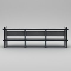 PRAKTURA-STRUCTA  Tv Ünitesi Salon, Oturma Odası, Modüler, Doğal, Ahşap, Kontrplak, Beyaz Tv Ünitesi