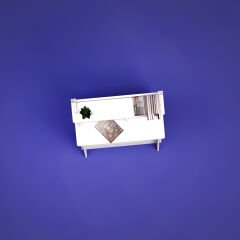 PRAKTURA-AYKA-B MONTESORİ ÇALIŞMA MASASI DOĞAL AHŞAP BEYAZ KONTRPLAK MASA, BEYAZ AHŞAP